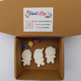 small gingerbread painting kit